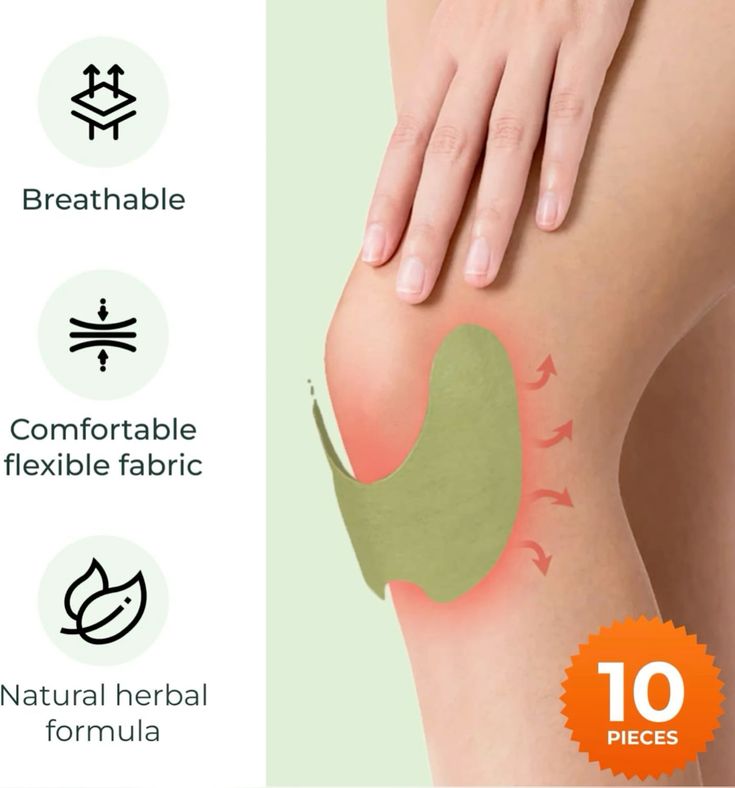 FlexKnee™ – Herbal Heat Knee Patches for Instant and long lasting Relief